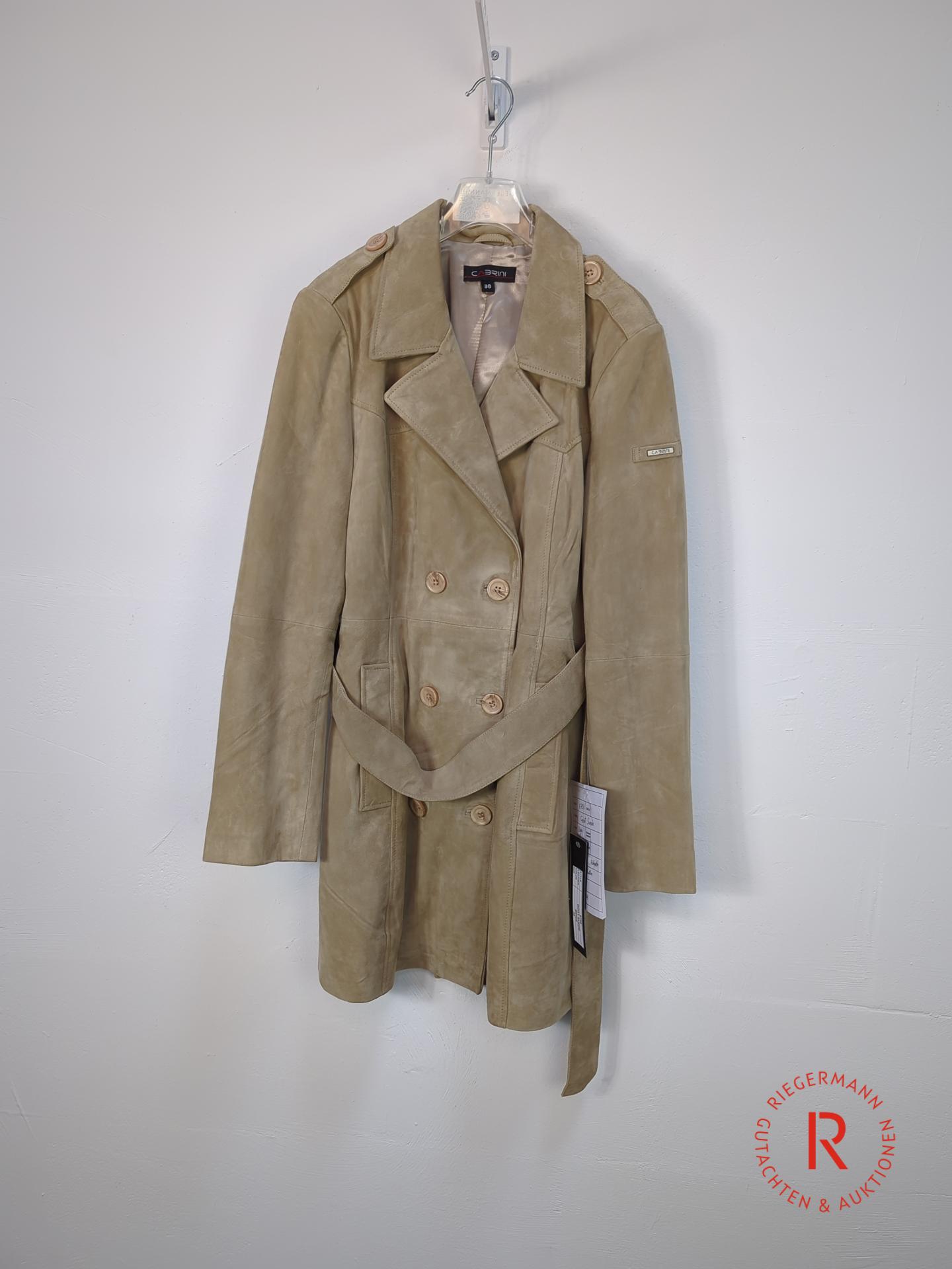 DAMEN LEDERMANTEL GRÖSSE 38